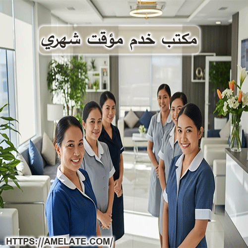 مكتب خدم مؤقت شهري