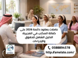 عاملات بعقود دائمة 2026 عاملاتي