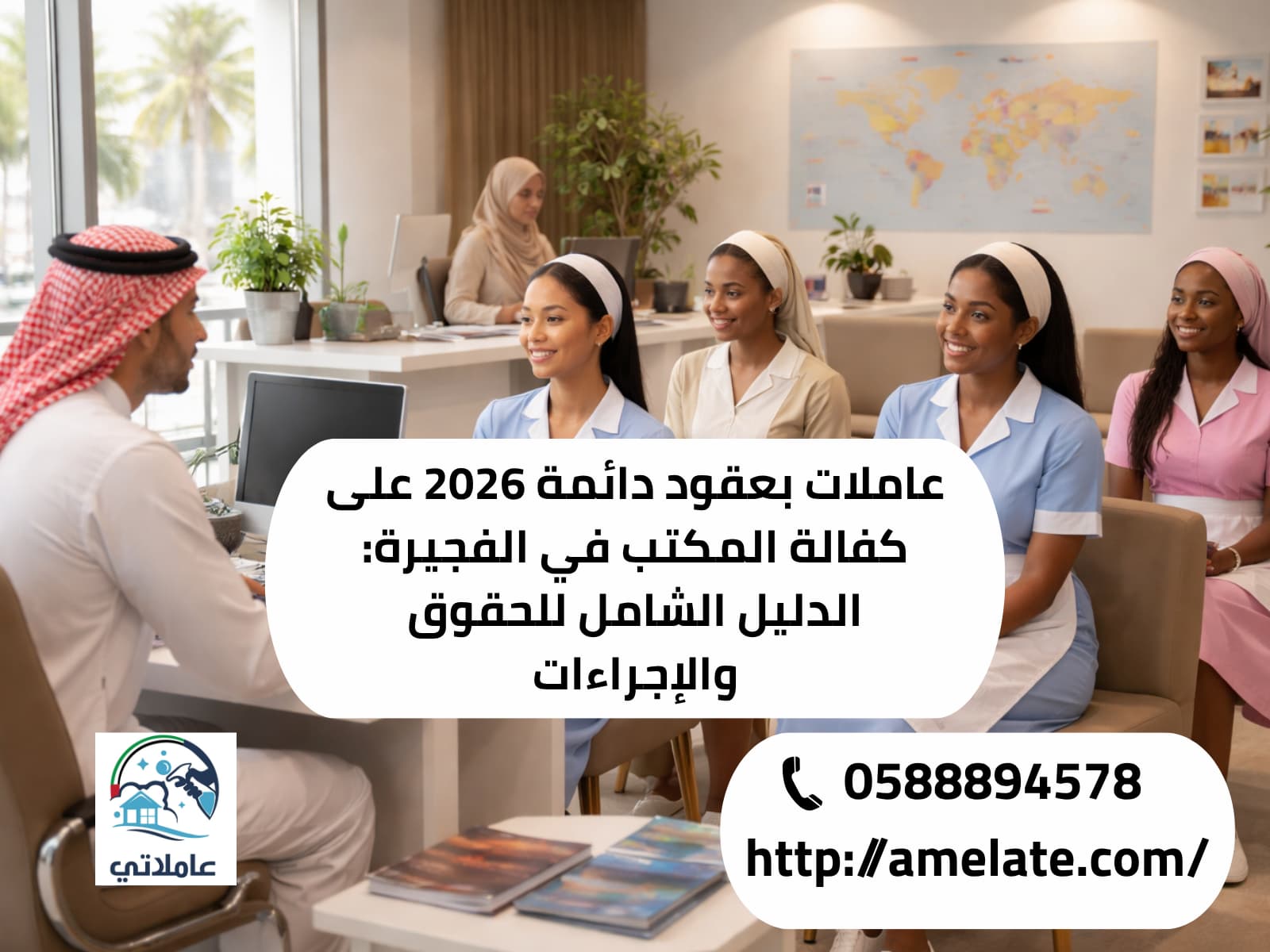 عاملات بعقود دائمة 2026 عاملاتي