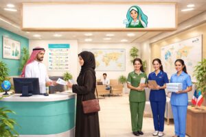 فريق مكتب عاملاتي في رأس الخيمة يقدم استشارات تأجير خدم بعقود شهرية نظامية